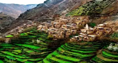 Imlil village at the foot of Mount Toubkal