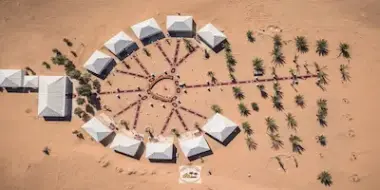 Berber camp in the Sahara