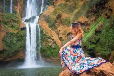 Pool at the base of Ouzoud Falls